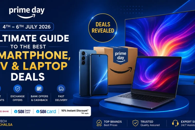 Amazon Prime Day 2026 India: Best Smartphone, TV, and Laptop Deals