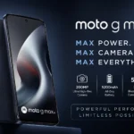 Moto G Max 5G with eco-leather back featuring a 200MP camera and AMOLED display.