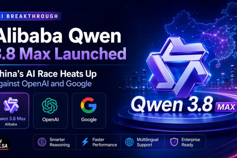 Alibaba Qwen 3.8 Max Launched: China’s AI Race Heats Up Against OpenAI and Google