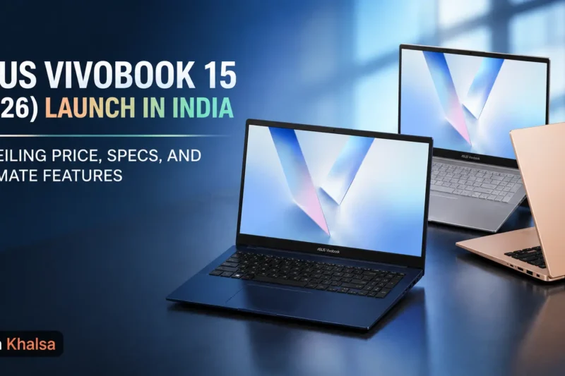 Asus Vivobook 15 (2026) India Launch: Price, Full Features, and Specs Explained