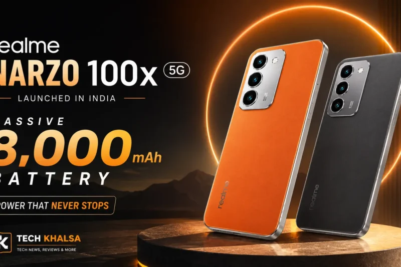 Realme Narzo 100x 5G Launched in India — Massive 8,000mAh Battery and 5G Performance