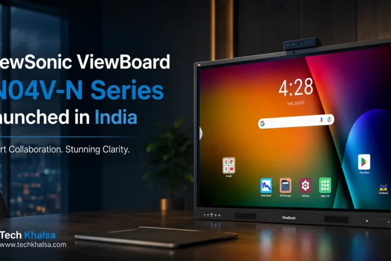 ViewSonic ViewBoard IN04V-N Series Debuts in India With 4K Display and 48MP AI Camera