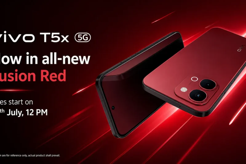 Vivo T5x 5G Fusion Red Variant Launched in India: Price, Features and Specifications
