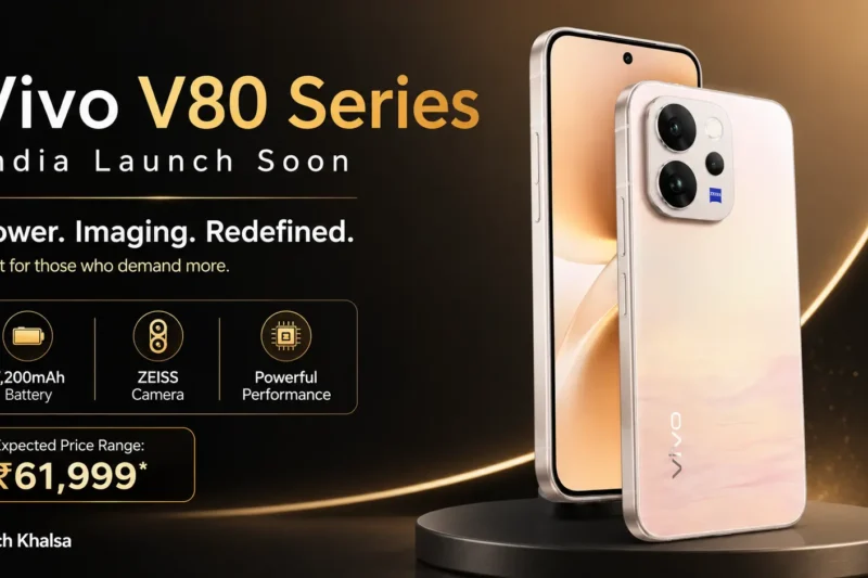Vivo V80 Series Price in India, Launch Timeline, Specifications and Features
