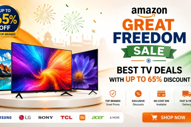Amazon Great Freedom Sale: Best TV Deals with Up to 65% Discount