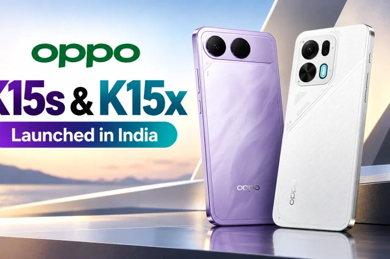 Oppo K15s and K15x smartphones featuring up to 8,000mAh batteries and 120Hz displays